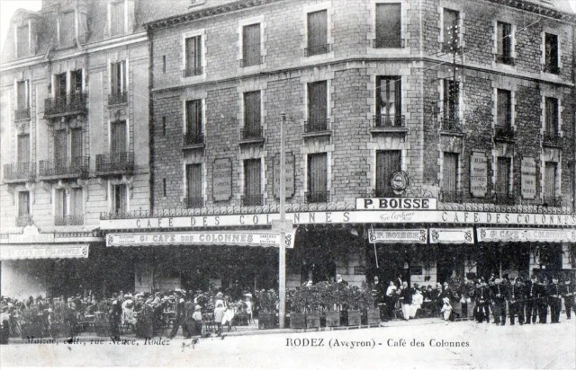 Le caf&eacute; des colonnes &agrave; Rodez au 19&egrave;me si&egrave;cle