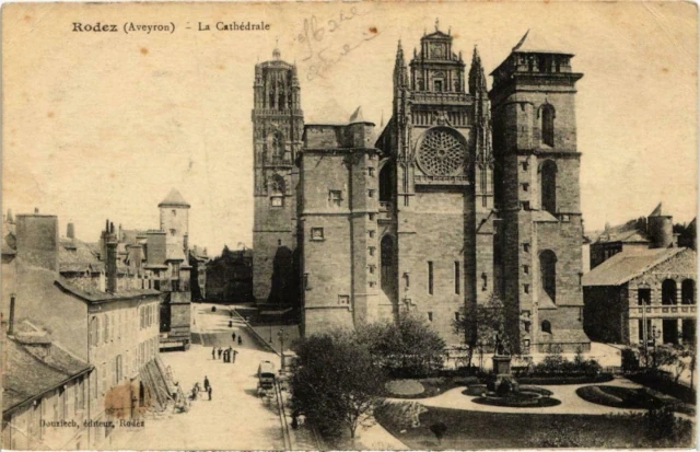 Cath&eacute;drale de Rodez au 19&egrave;me si&egrave;cle