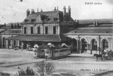 Gare de Rodez au si&egrave;cle dernier