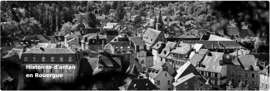Vue sur la commune de St-Geniez en Aveyron